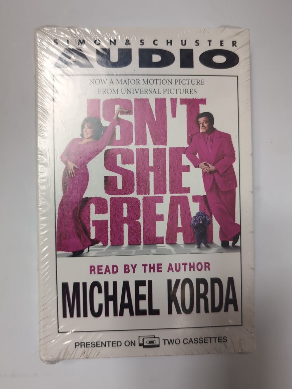 New Isn't She Great? by Michael. Korda (2000, Audio Cassette) Sealed